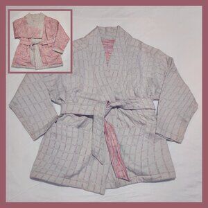 NWT Nike Yoga Therma-Fit Luxe Wrap Top/Cardigan REVERSIBLE DX6375-104 Ivory 1X